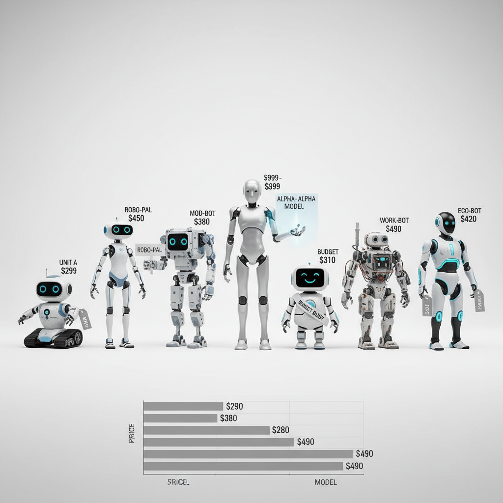 The Cheapest Humanoid Robots in 2026: Complete Price Guide ($2.7K-$250K+)