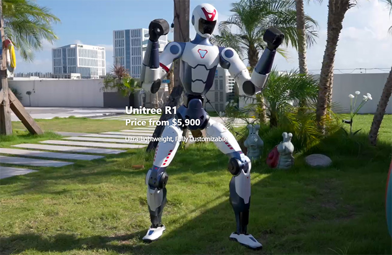 Unitree R1 humanoid robot by Unitree Robotics