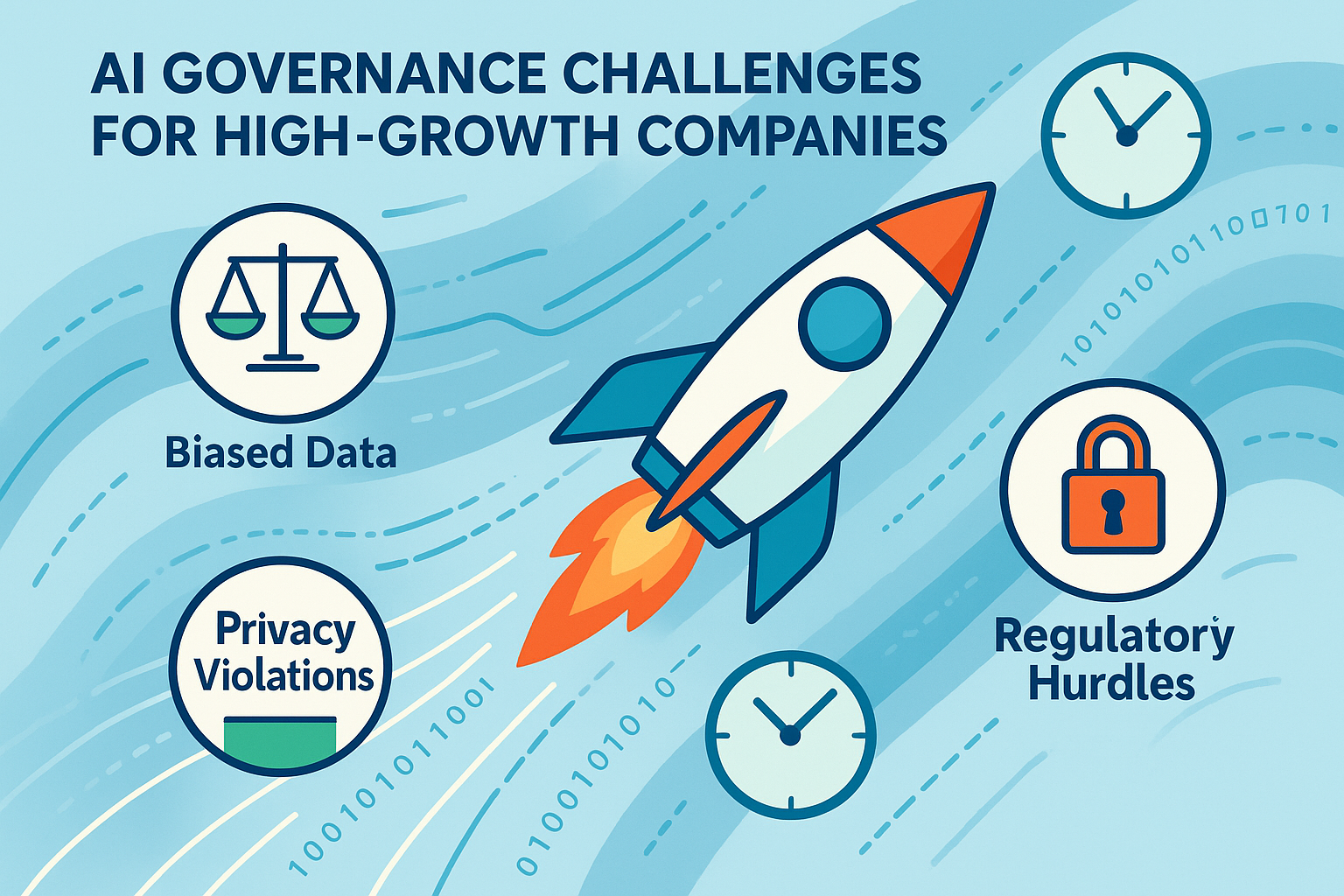 Unique challenges high-growth companies face balancing rapid AI innovation with governance.