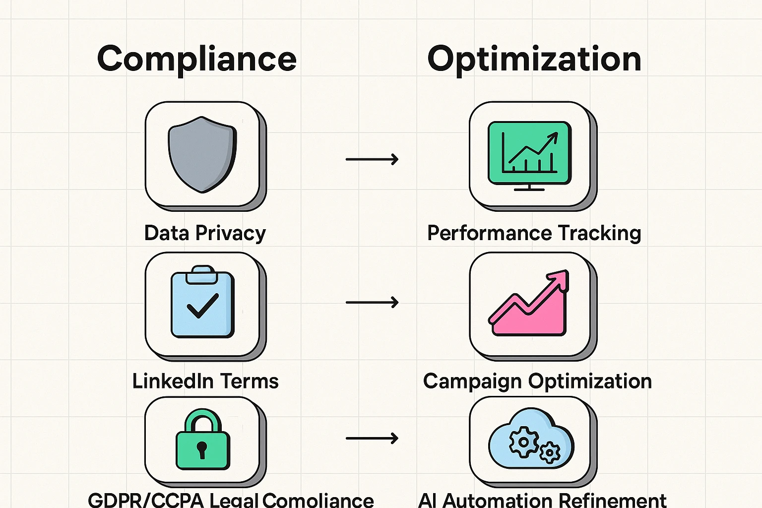 Ethical compliance and data-driven optimization for AI-linked LinkedIn outreach