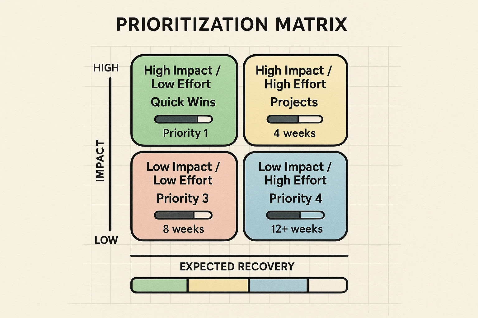 Recovery planning (prioritization for remediation teams)