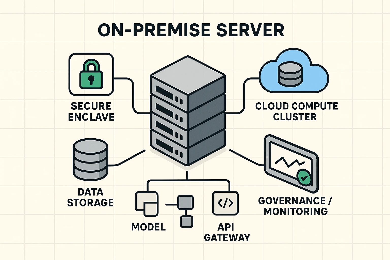 High-level hybrid AI architecture