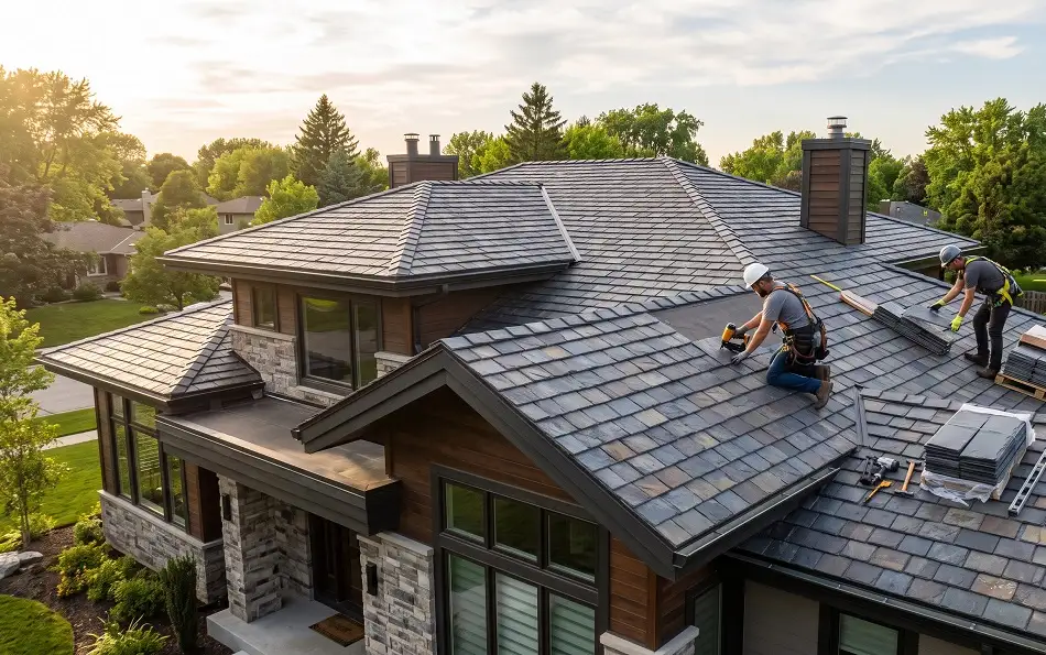 Composite and Synthetic Roofing Lines We Install