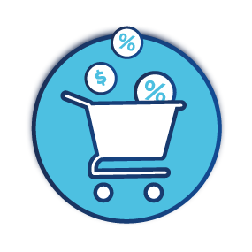 Shopping cart icon
