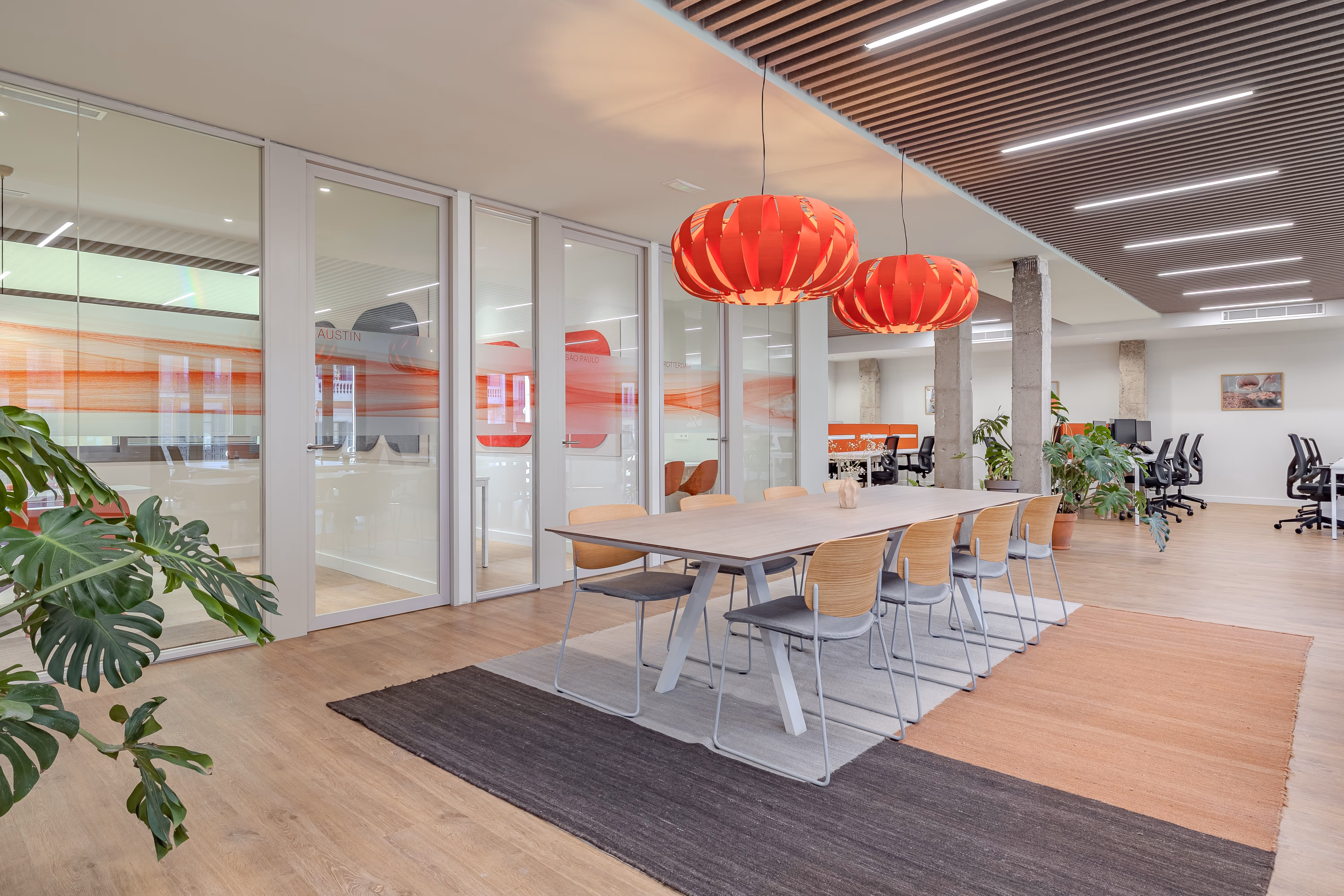 Planique office design project — warm and functional workspace
