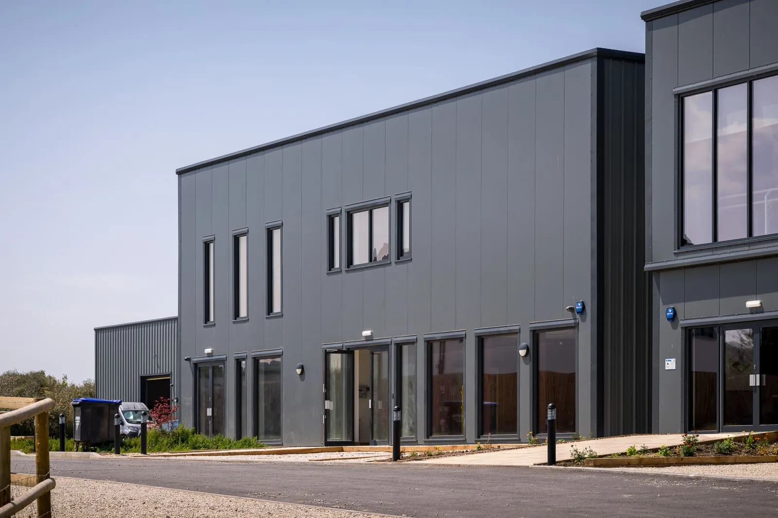 MSB Design and Build project — steel-framed commercial construction