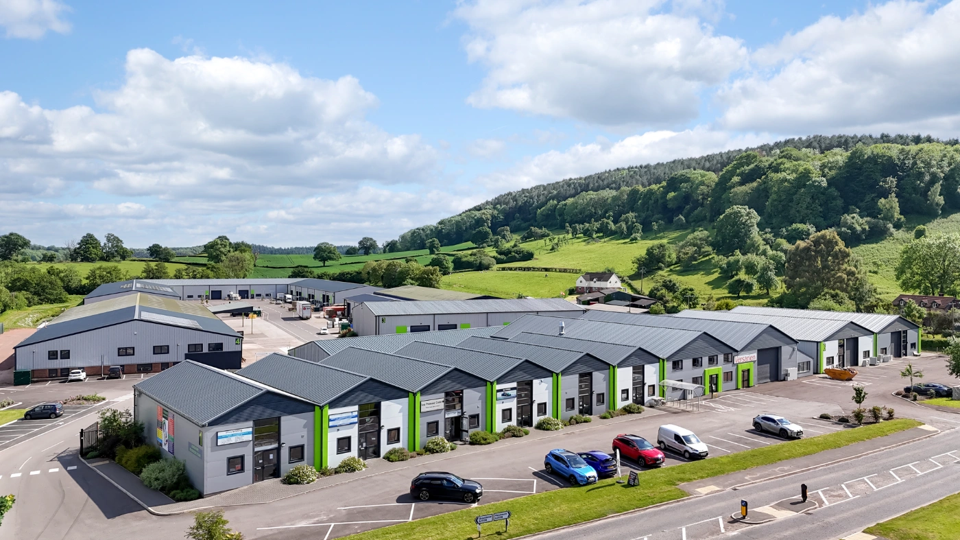 Steel-framed commercial showroom and office building built by MSB Group UK