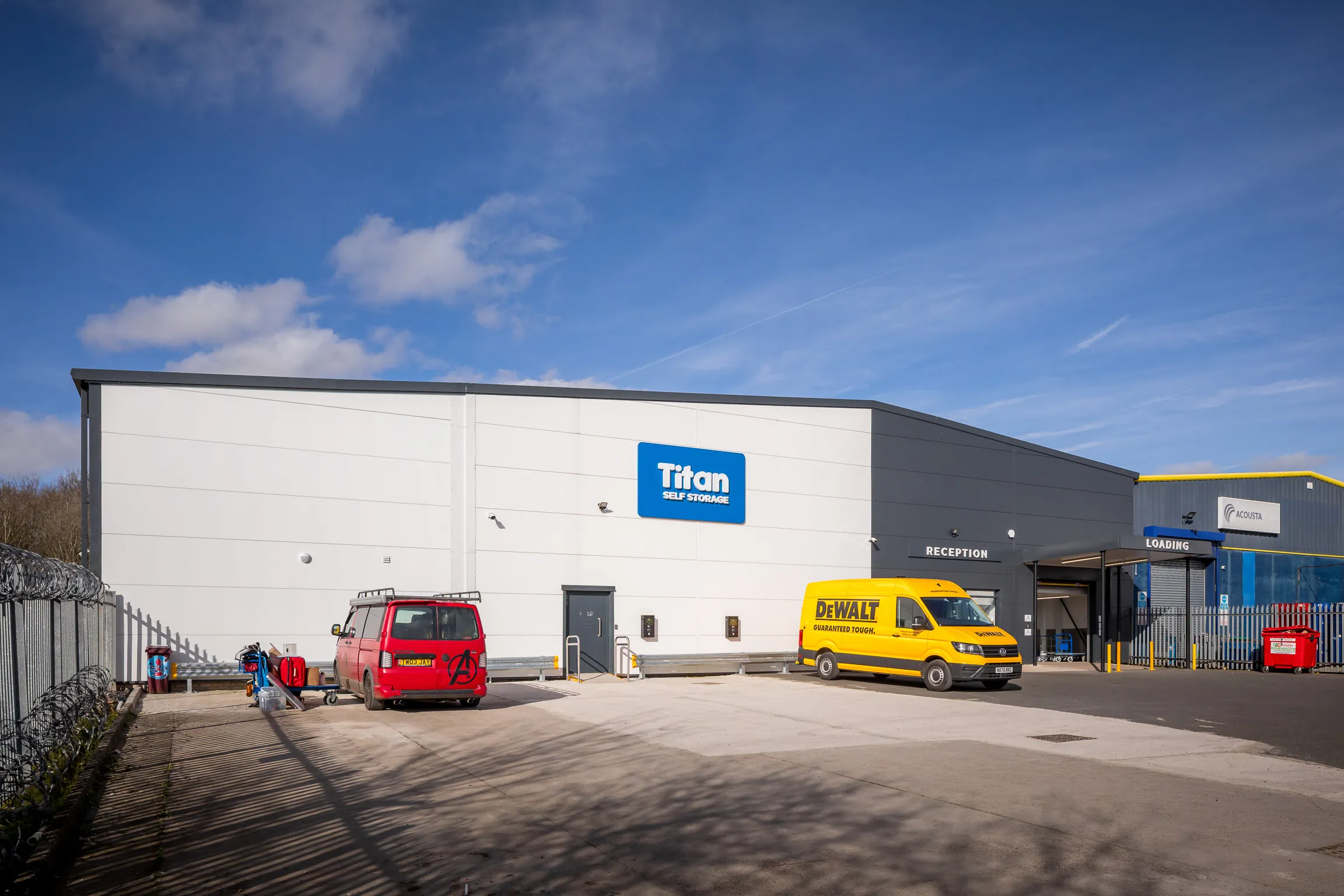 Steel-framed self storage facility built by MSB Group UK