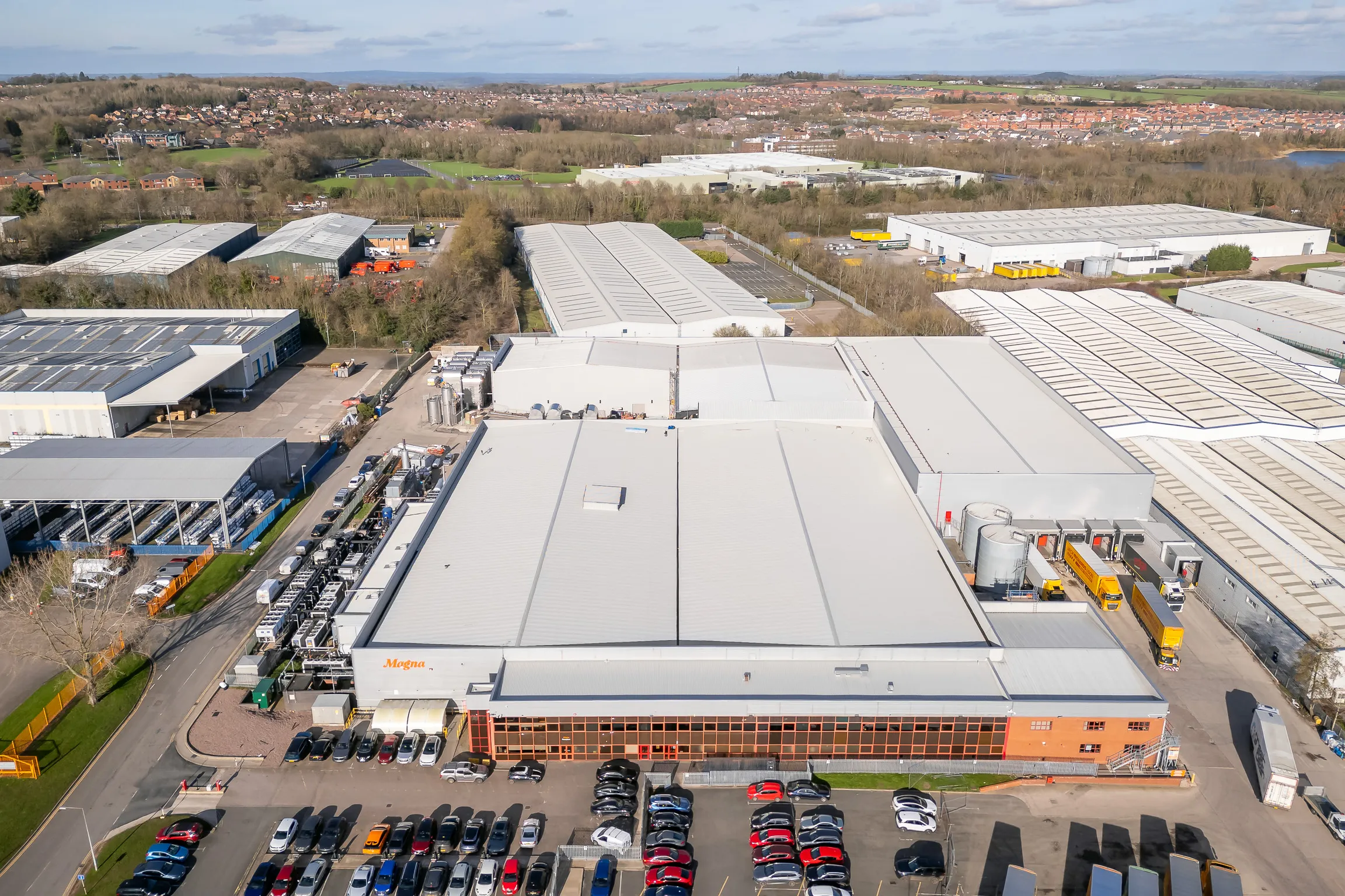 Steel-framed food and drink manufacturing facility built by MSB Group UK