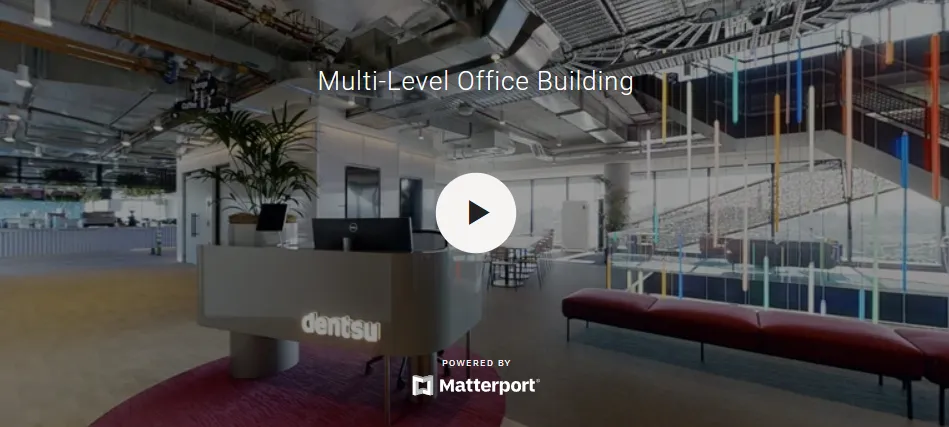 Matterport 3D virtual tour of an office building