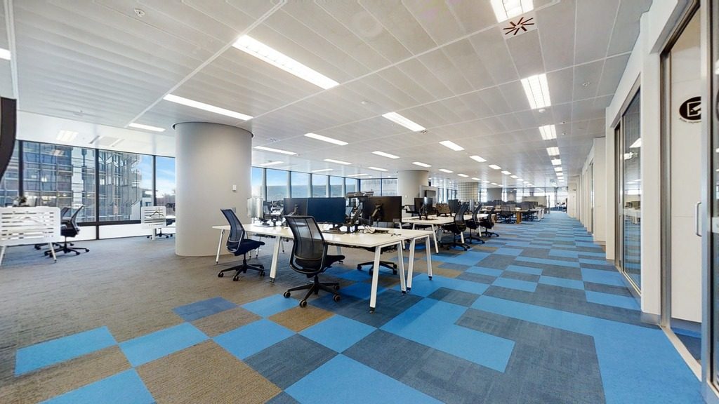 Open-plan commercial office workspace photo