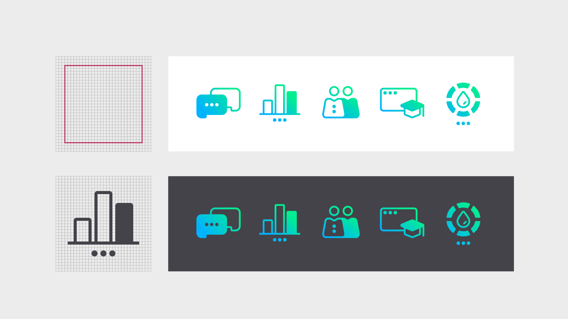 Refinity Icon Design und das Raster