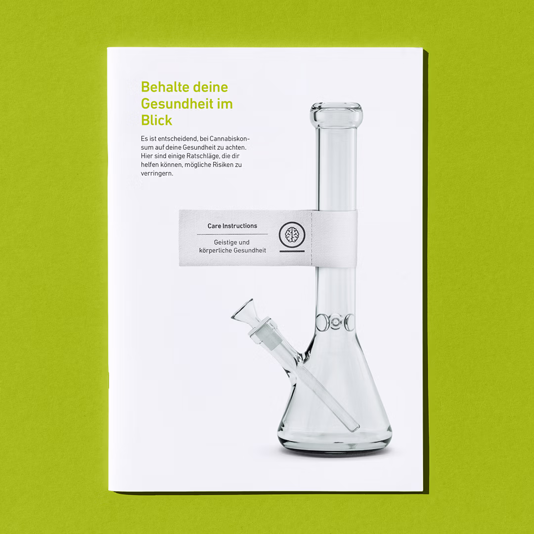Die Innenseiten des DHS-Cannabis-Flyers.