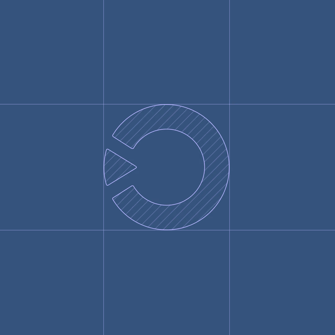 Design des ROSEN-Logos im Blueprint-Stil.