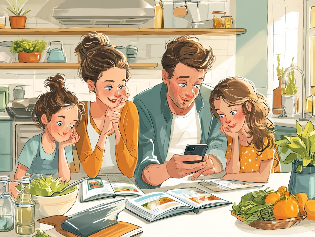 Familien-Essensplan erstellen in 5 Schritten: Die ultimative Anleitung für stressfreie Mahlzeiten, die allen schmecken