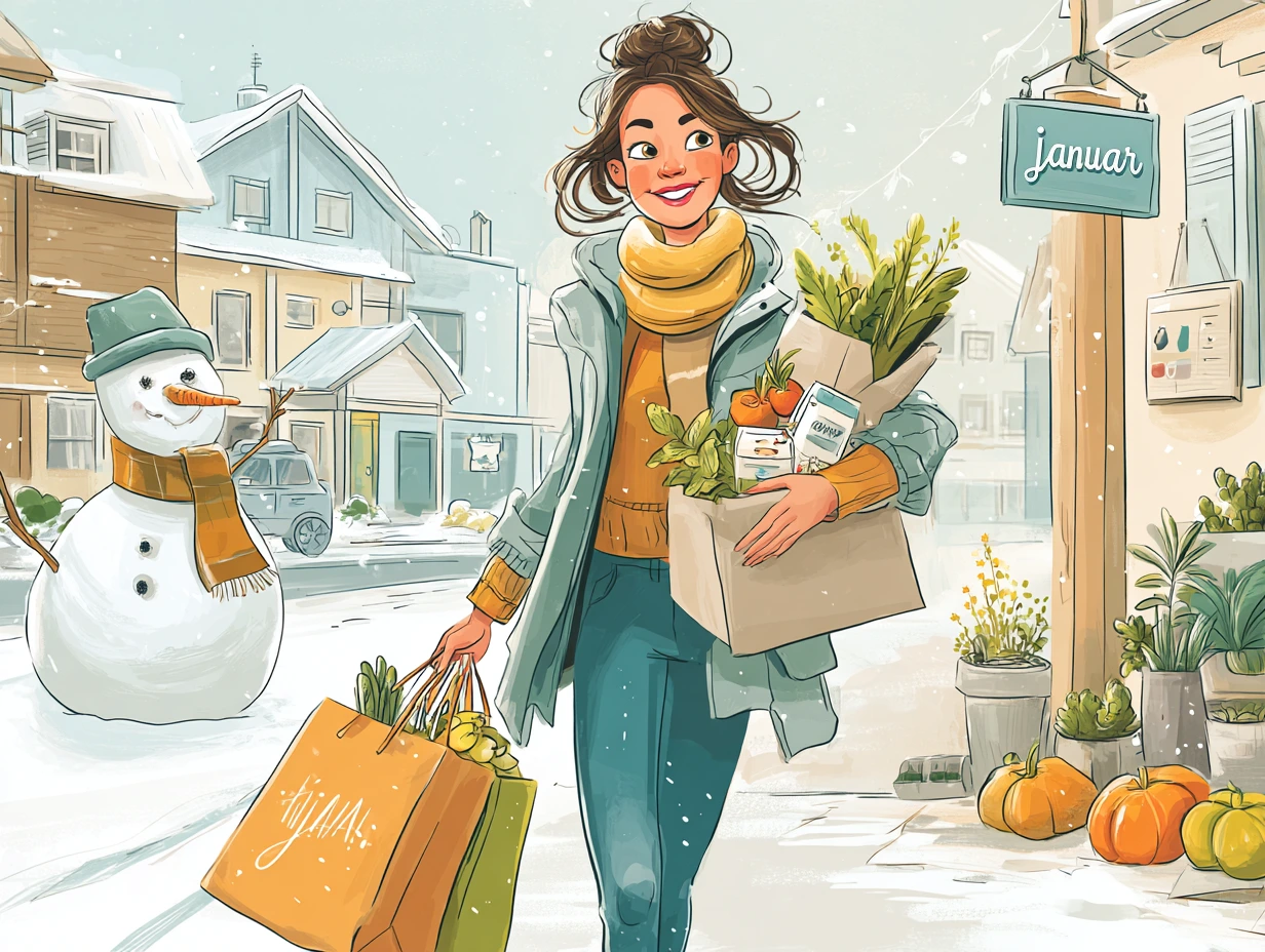 ❄️ Januar: Saisonkalendar + Top 10 Rezepte + Wochenplan