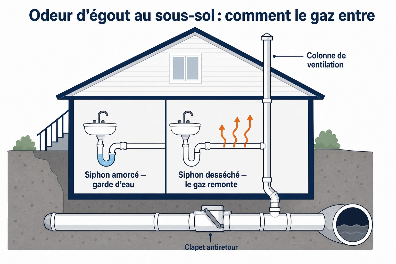 Pourquoi le sous-sol est toujours touché en premier