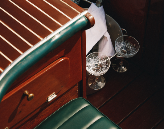 Croisière de luxe - exception - flûtes à champagne