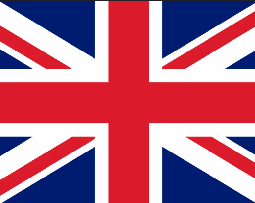 England Flagge welche als Knopf zum Sprachenwechsel dient.