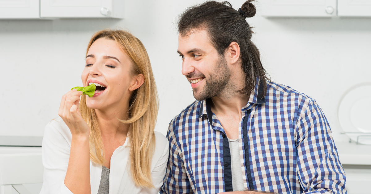 Comida saludable que apoya el bienestar digestivo 