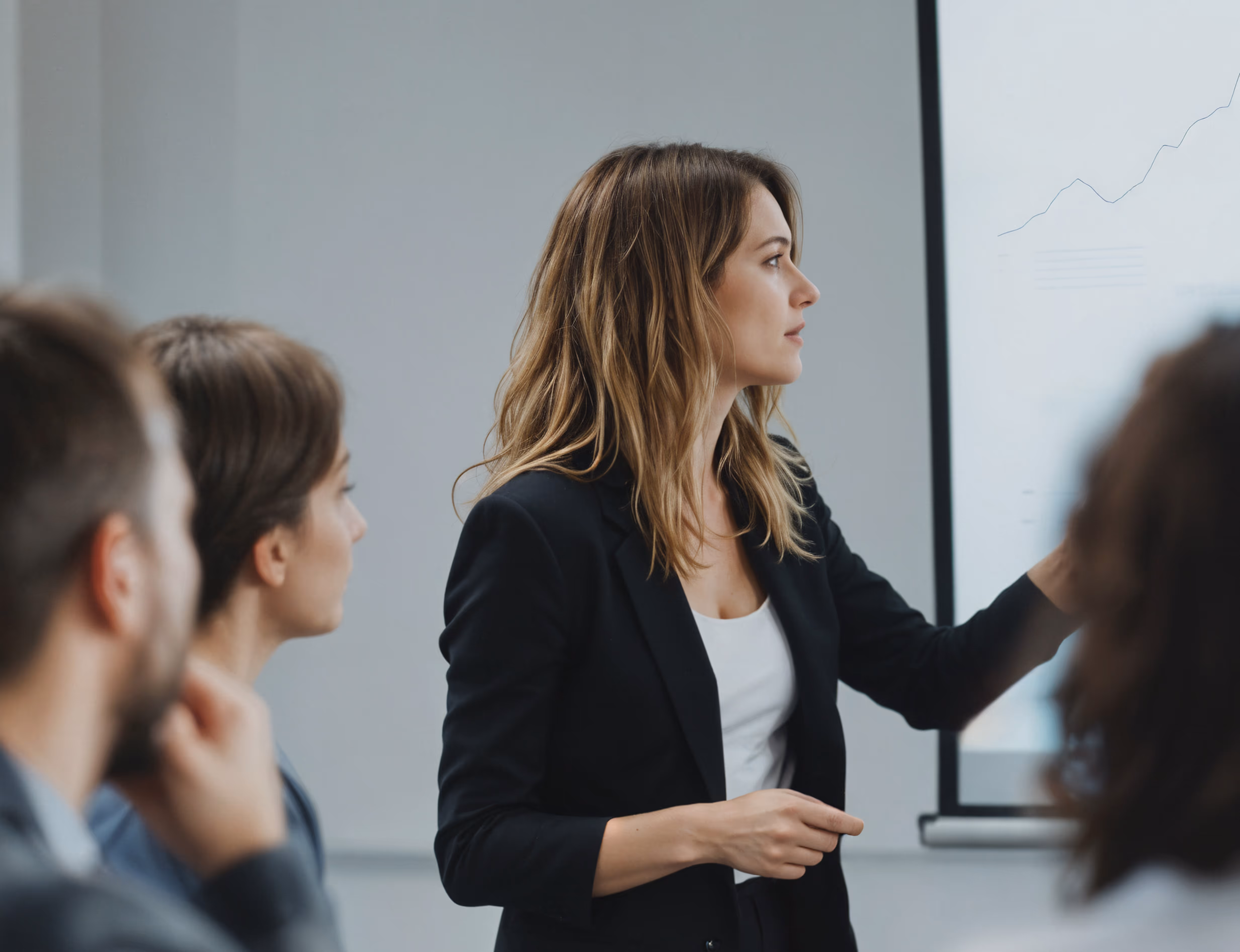 Instructor guiding applicant through online admissions process