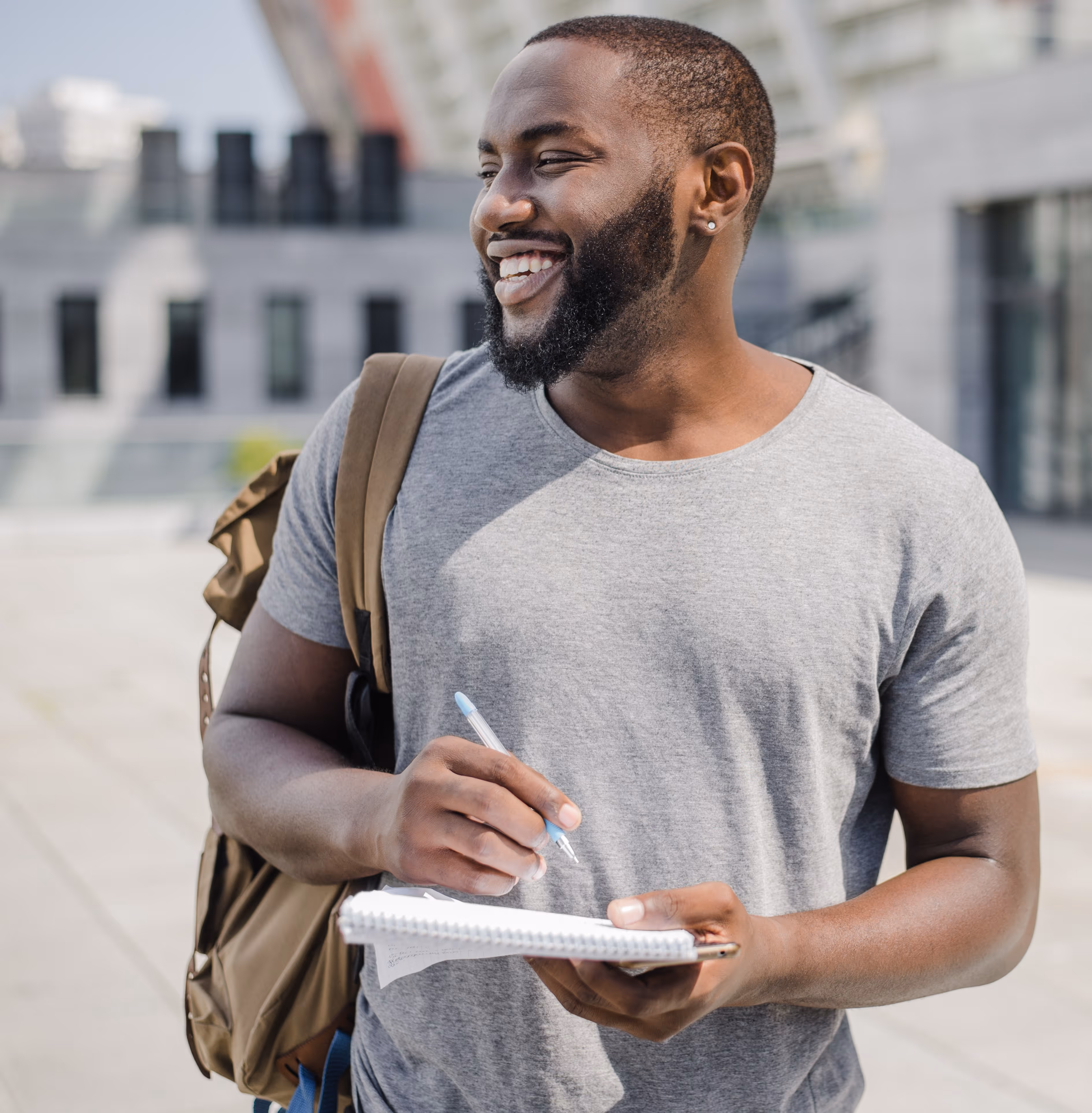 Learner clicking to schedule an online proctored certification test