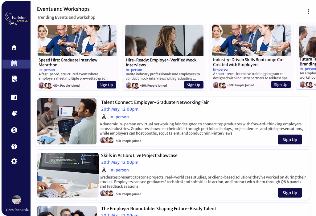 Corporate partner collaborating with e‑learning academy for workforce development