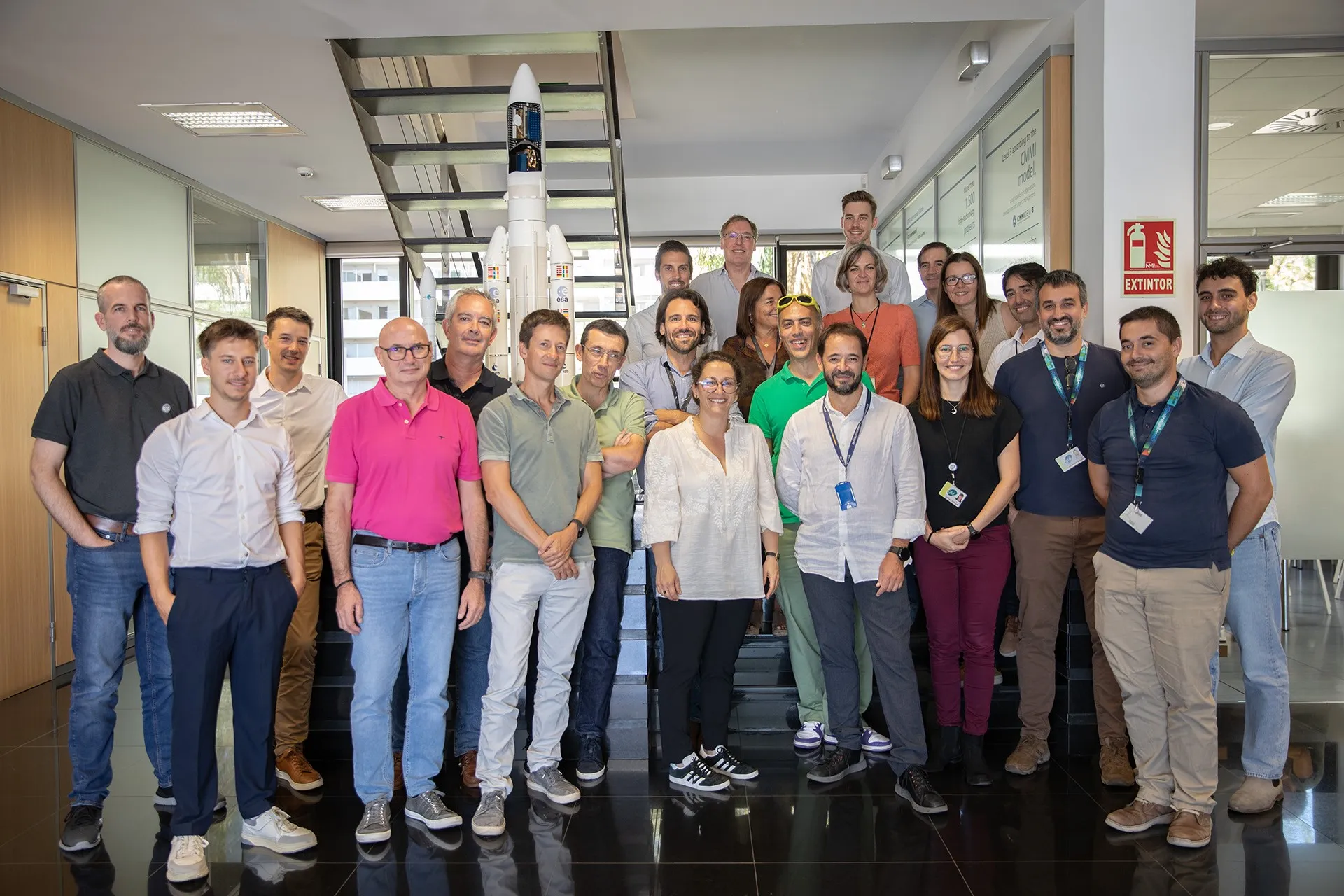 GTD Team in the office hall