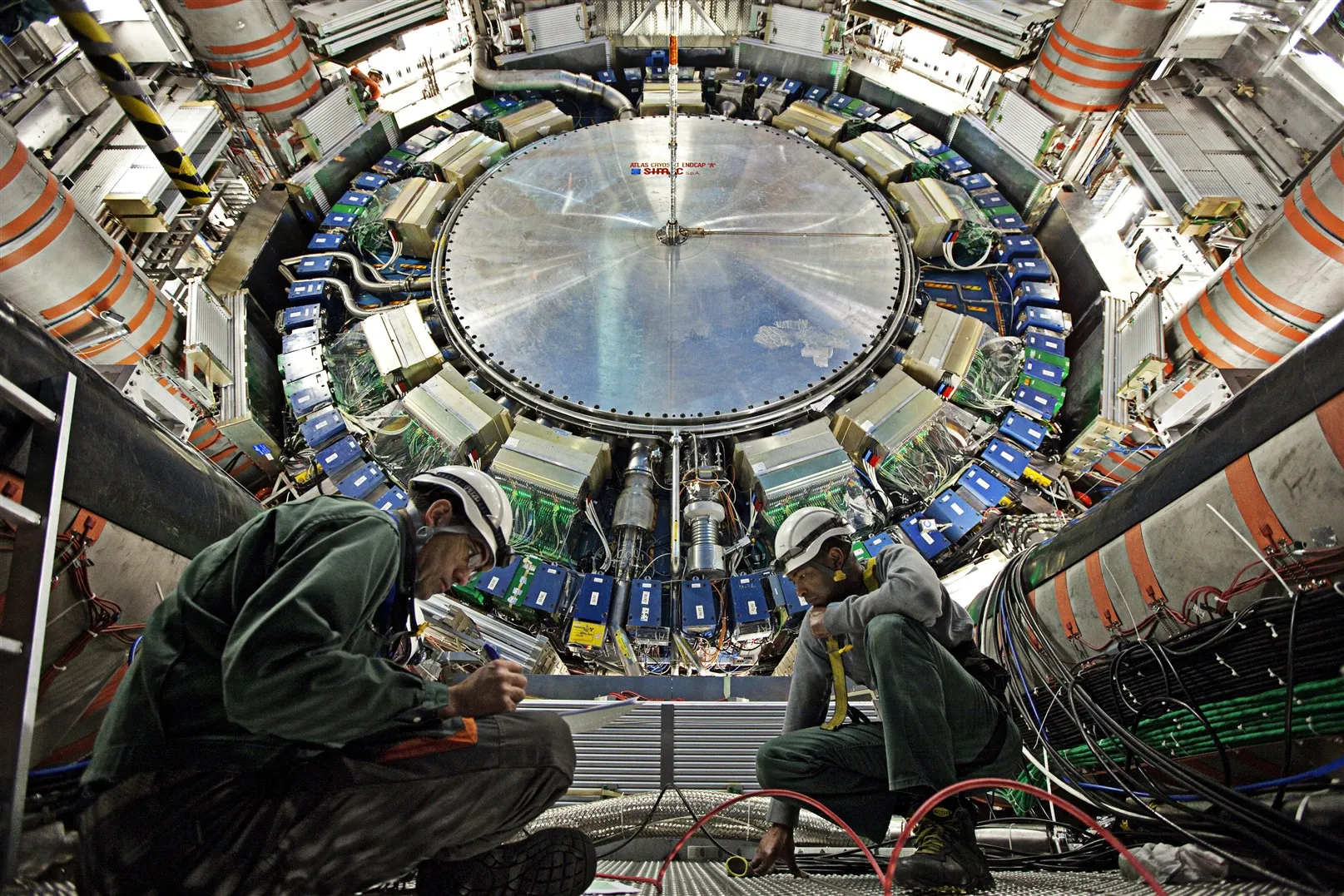 Industrial operators working