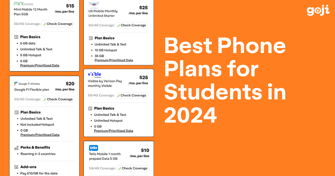 Best Phone Plans for Students