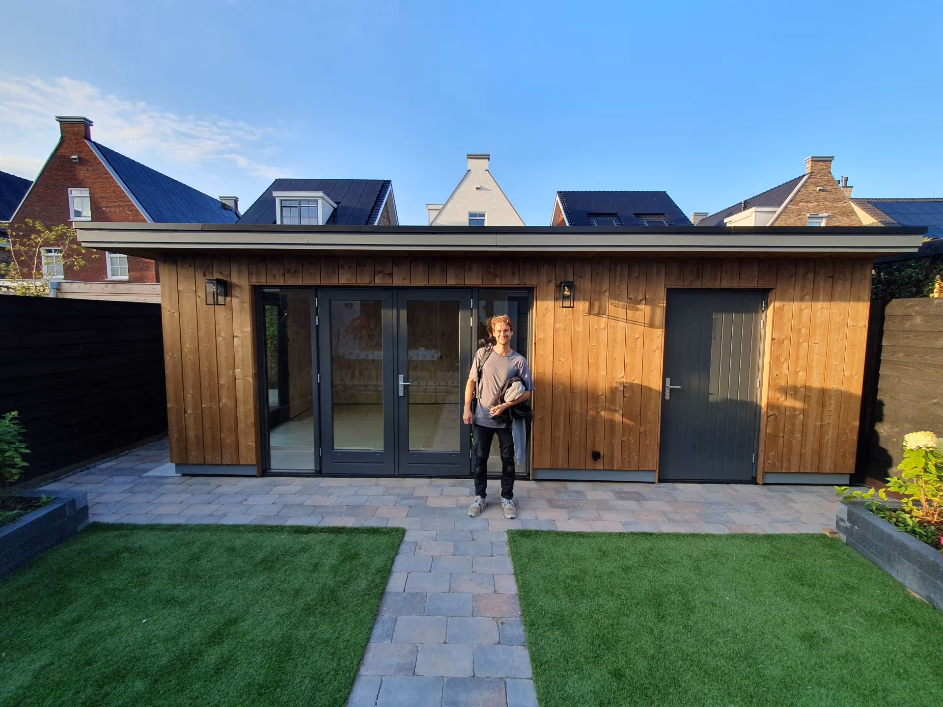 Premium luxe prefab buitenverblijf, tuinkantoor, gastenverblijf of mantelzorgwoning door Comuna