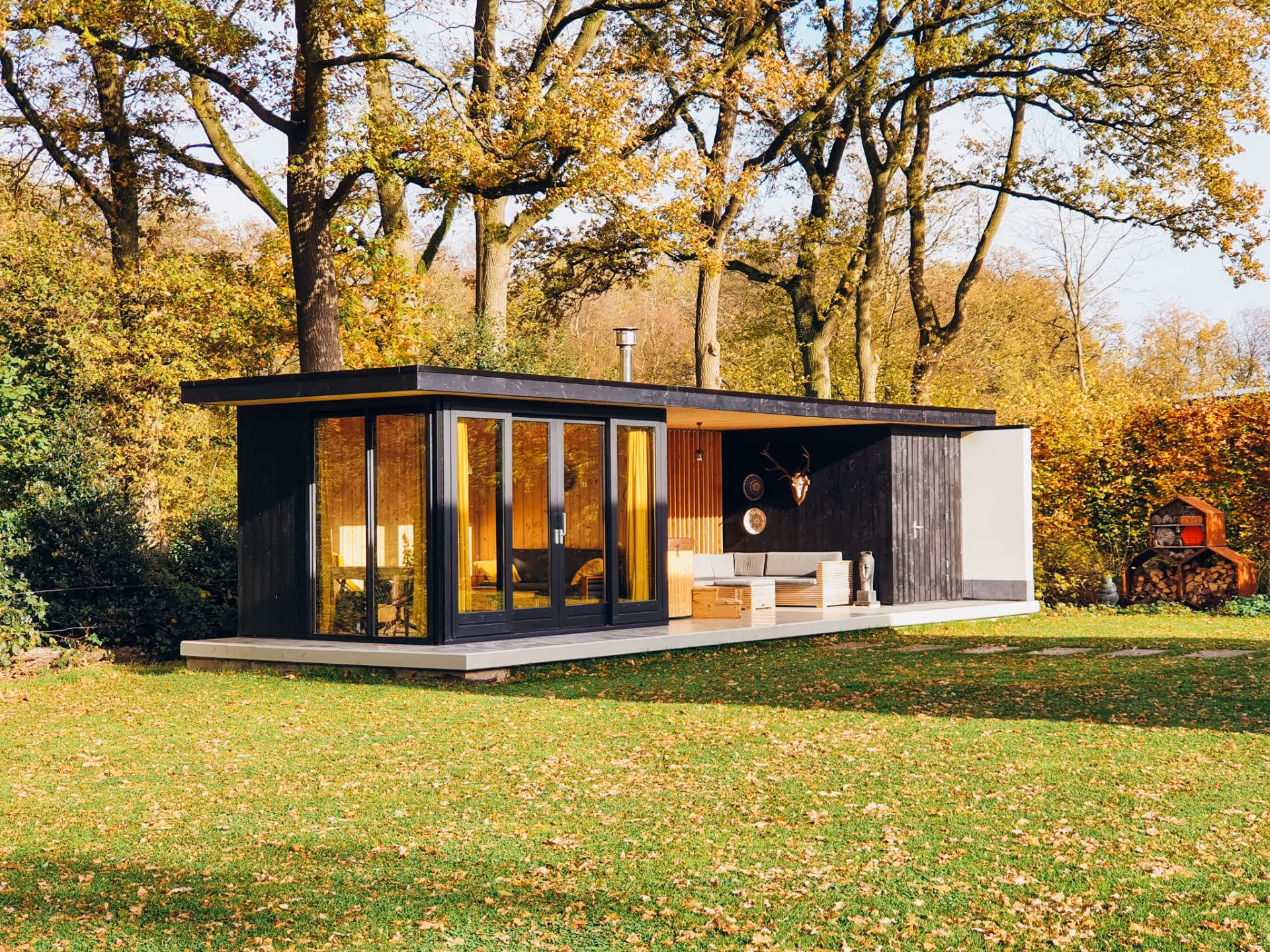 Premium luxe prefab buitenverblijf, tuinkantoor, gastenverblijf of mantelzorgwoning door Comuna