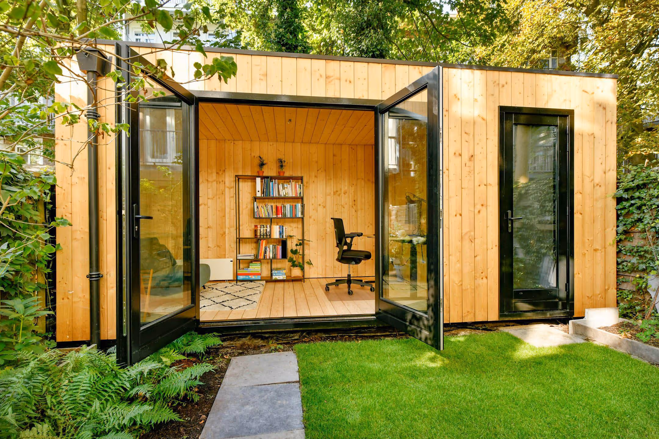 Premium luxe prefab buitenverblijf, tuinkantoor, gastenverblijf of mantelzorgwoning door Comuna