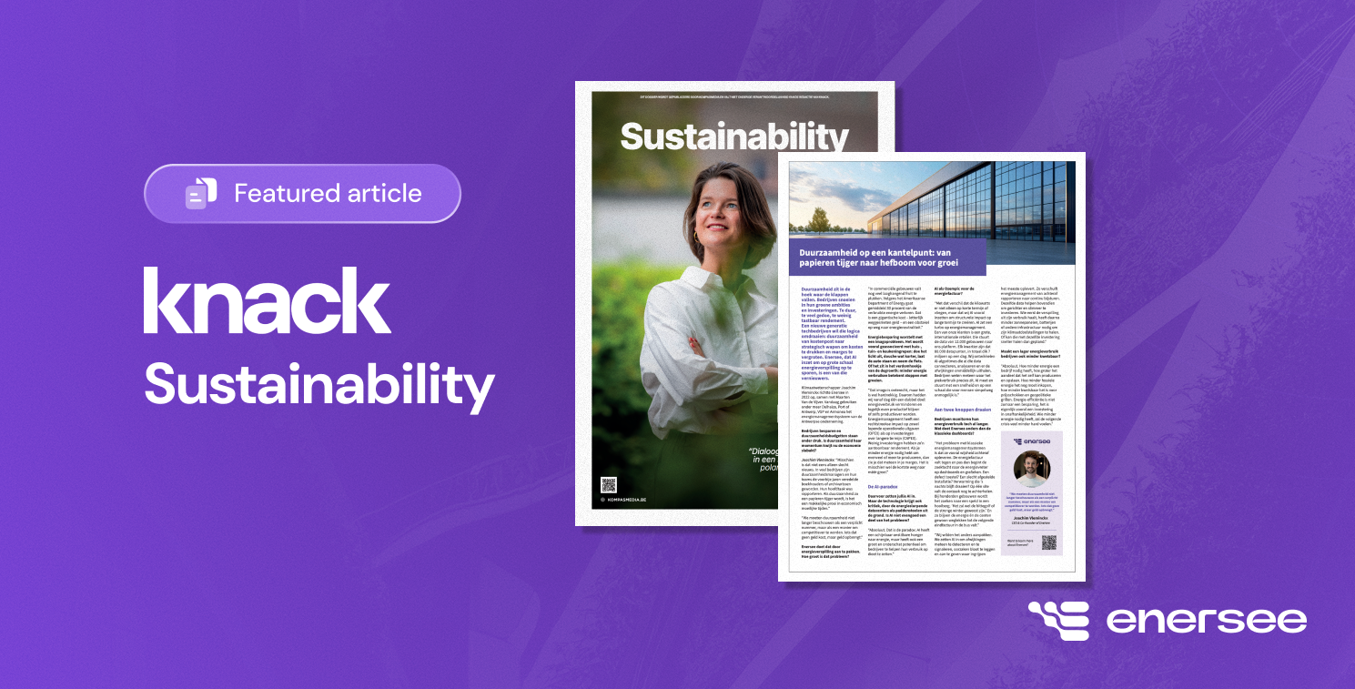 Knack Magazine - Enersee - Sustainability edition