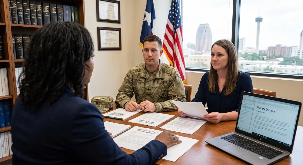 What makes military divorce different in San Antonio? Get the facts on retirement division, TRICARE after divorce, SCRA protections, and deployment custody.