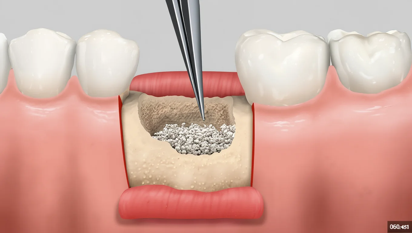 falta hueso en la mandíbula