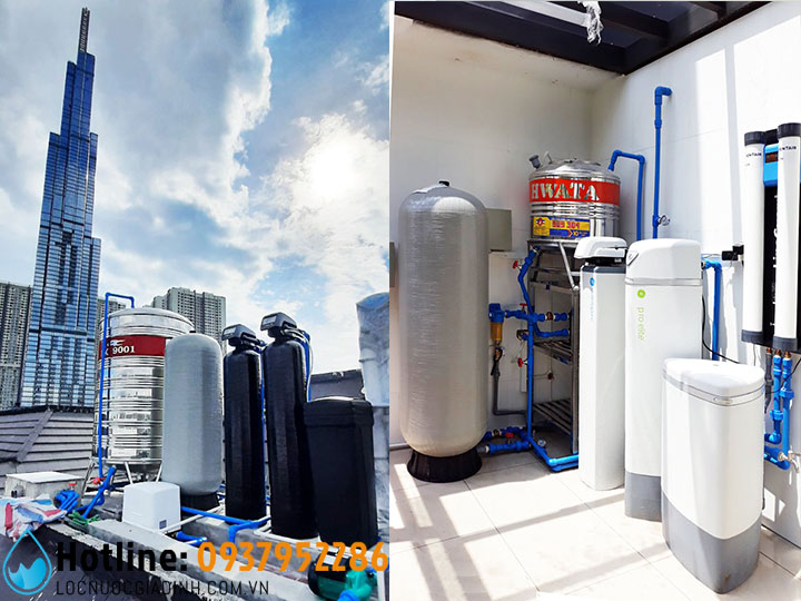 Máy lọc nước tổng nhà phố nhập khẩu mỹ