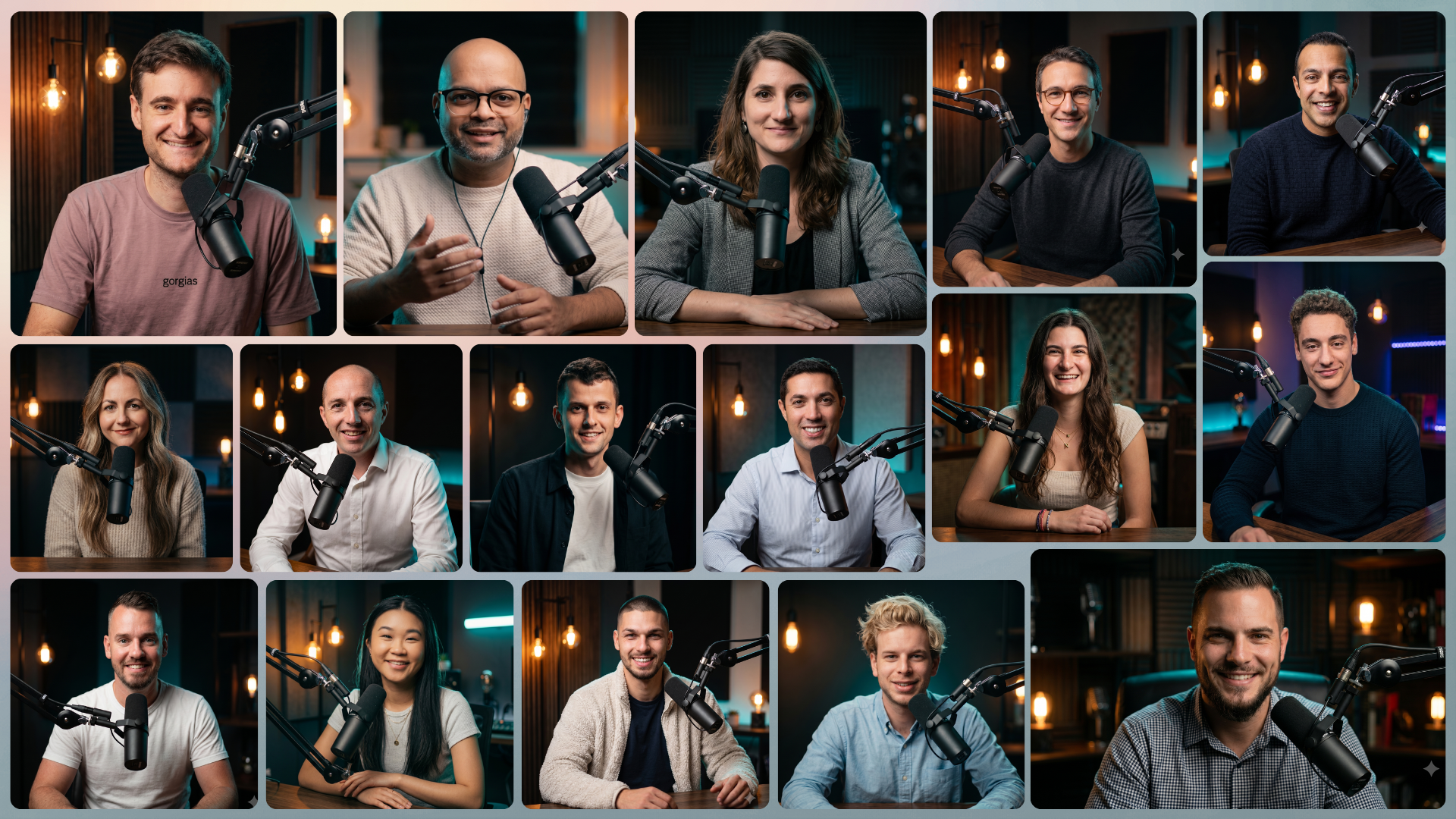 Gorgias Team Podcast Collage