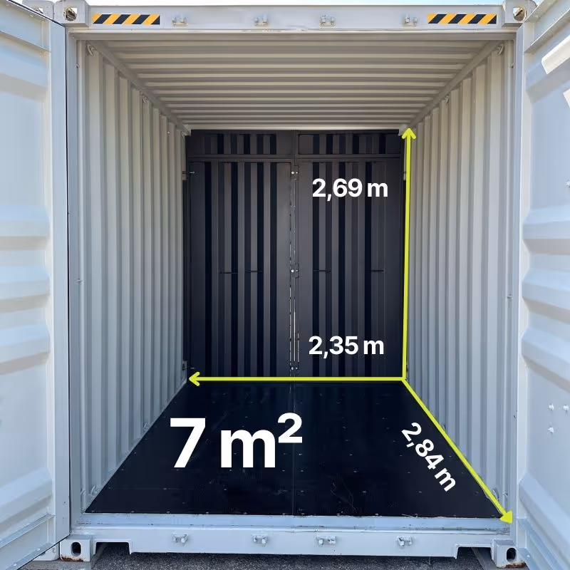 CoStore Lagercontainer mieten 7 Quadratmeter