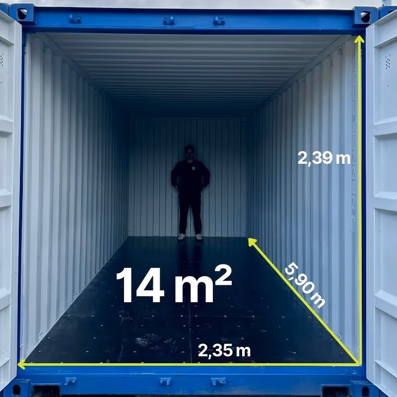 CoStore Lagercontainer mieten 14 Quadratmeter