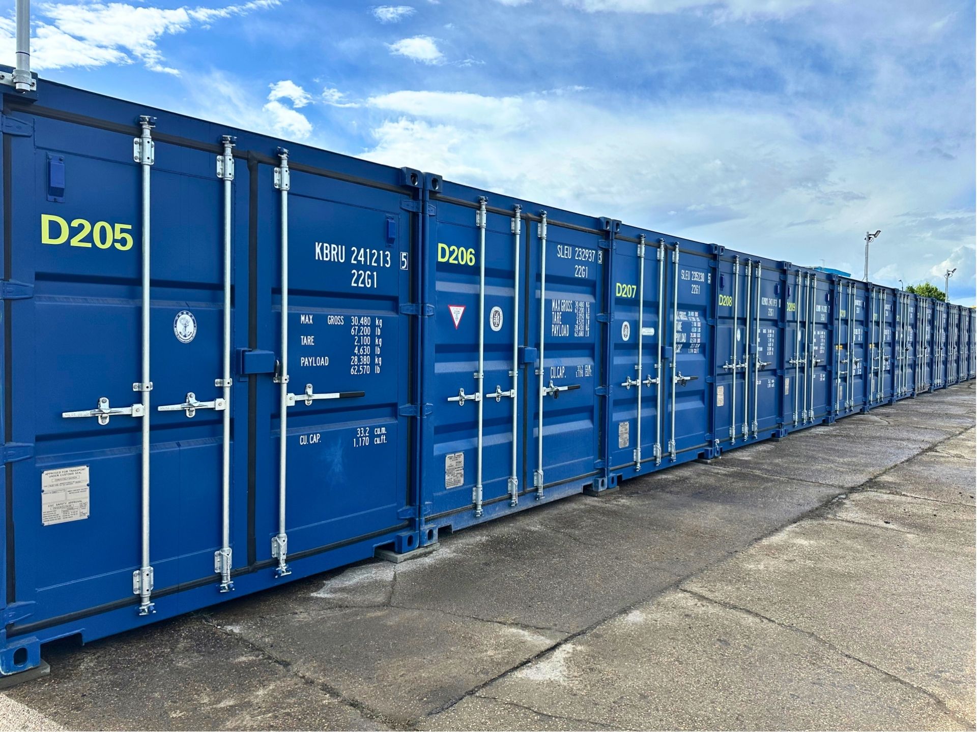 Sind meine Sachen im Lagercontainer vor Regen geschützt?