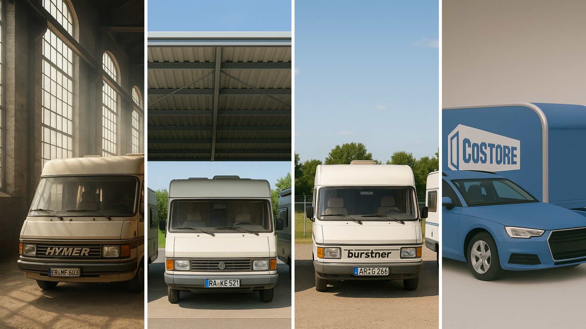 Leipzig: Dein Unterstellplatz für Wohnwagen, Wohnmobil oder Camper Van bei CoStore