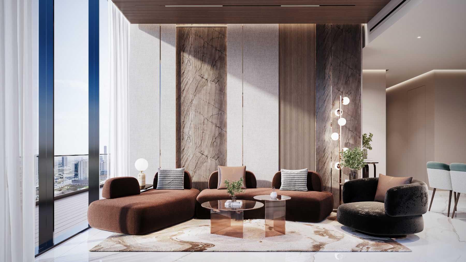 A quiet living room - Bond Living interior.