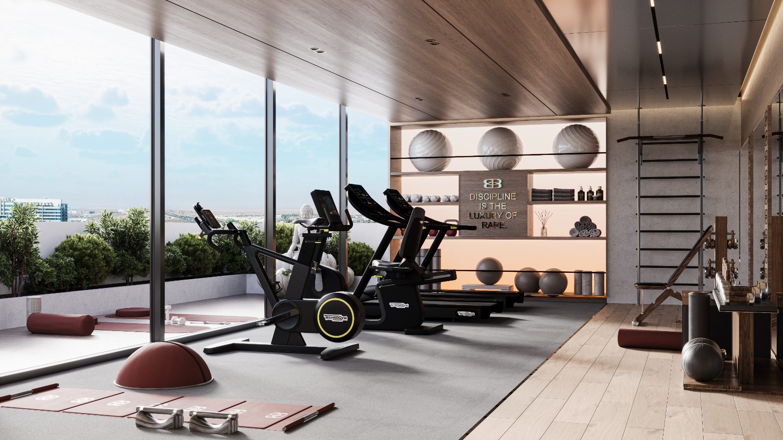 Fitness studio - Bond Living.