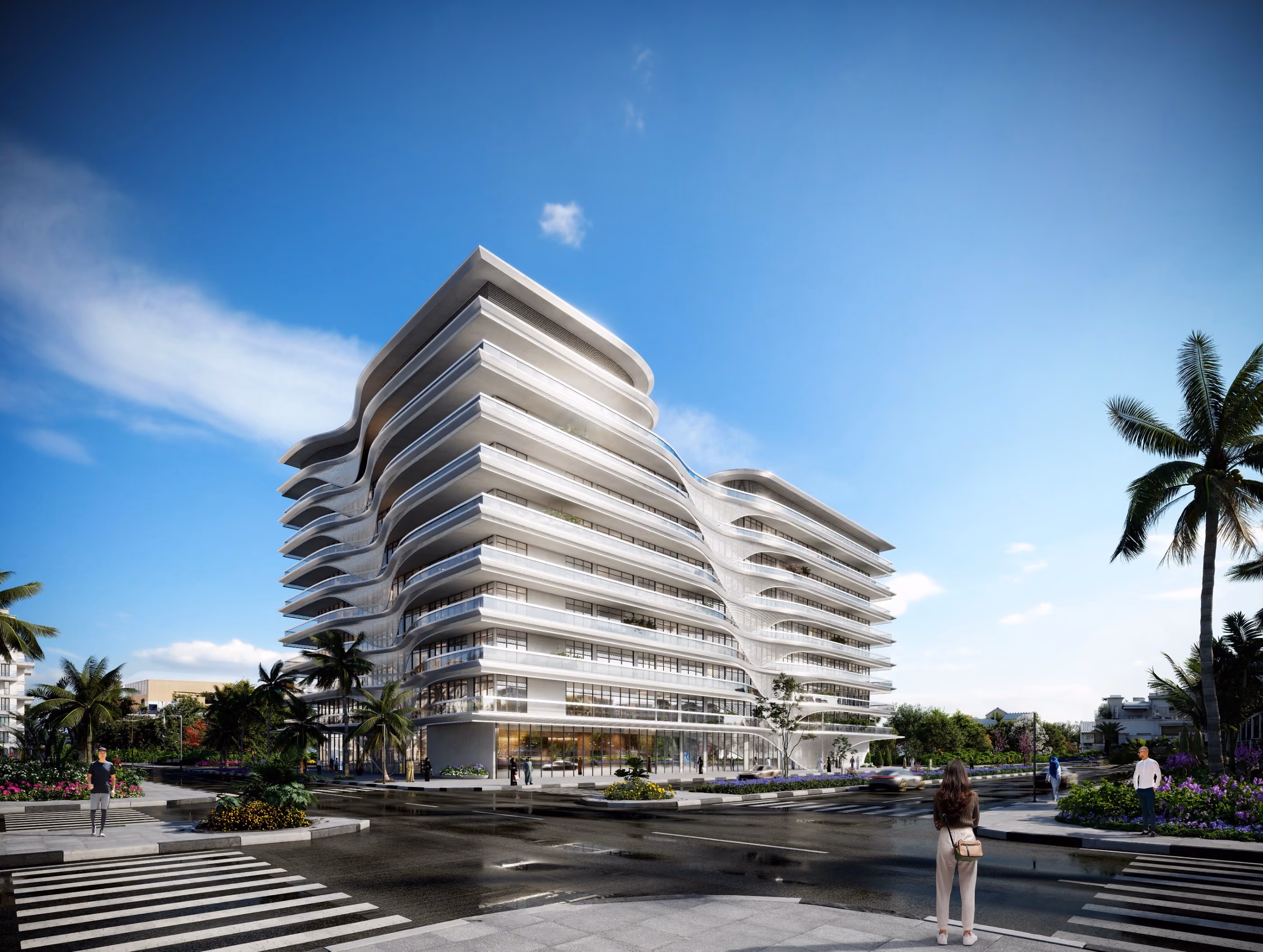 Bond Enclave residential development exterior in Dubai by Pearlshire