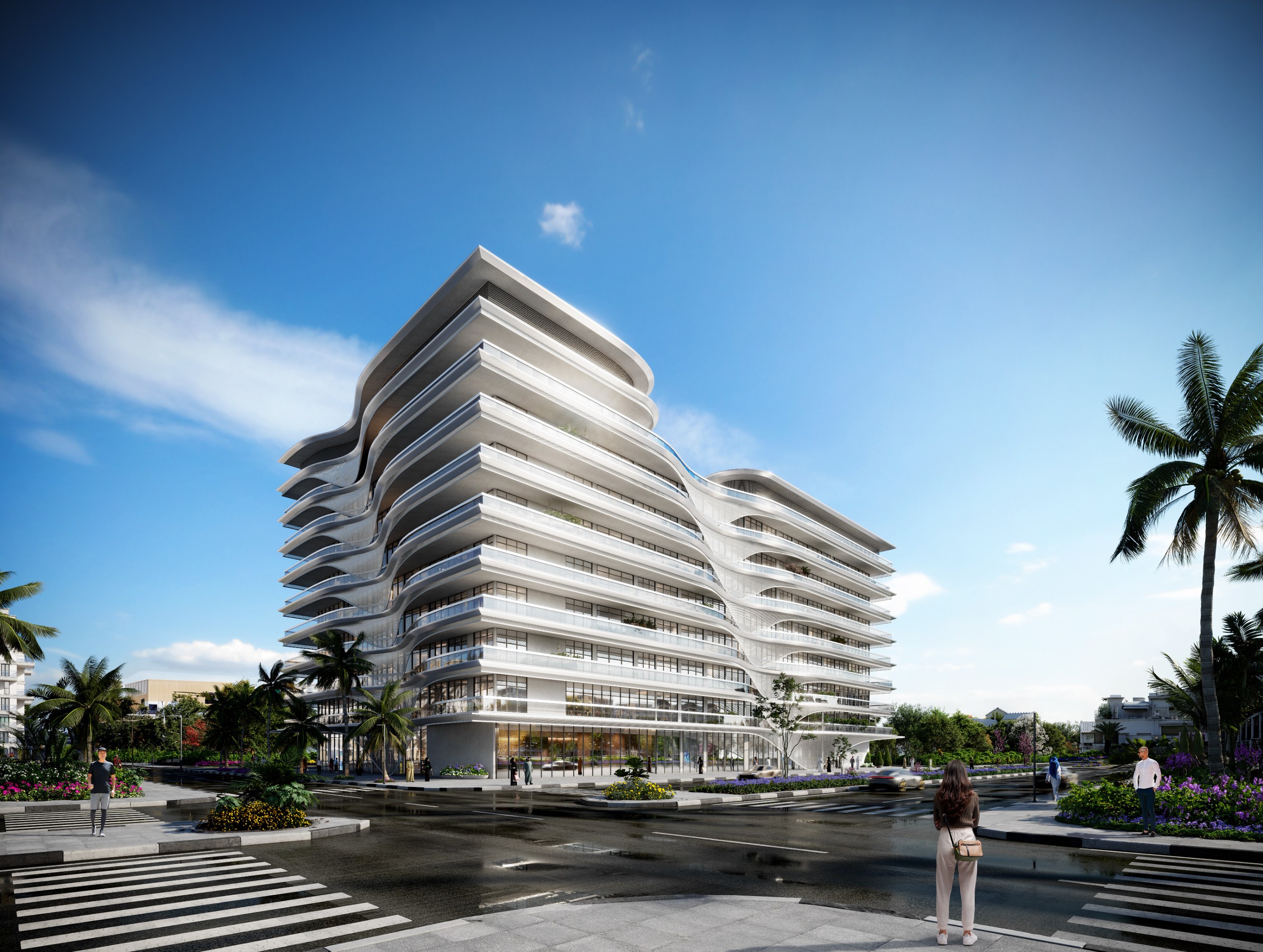 Bond Enclave luxury residential development exterior in Dubai by Pearlshire
