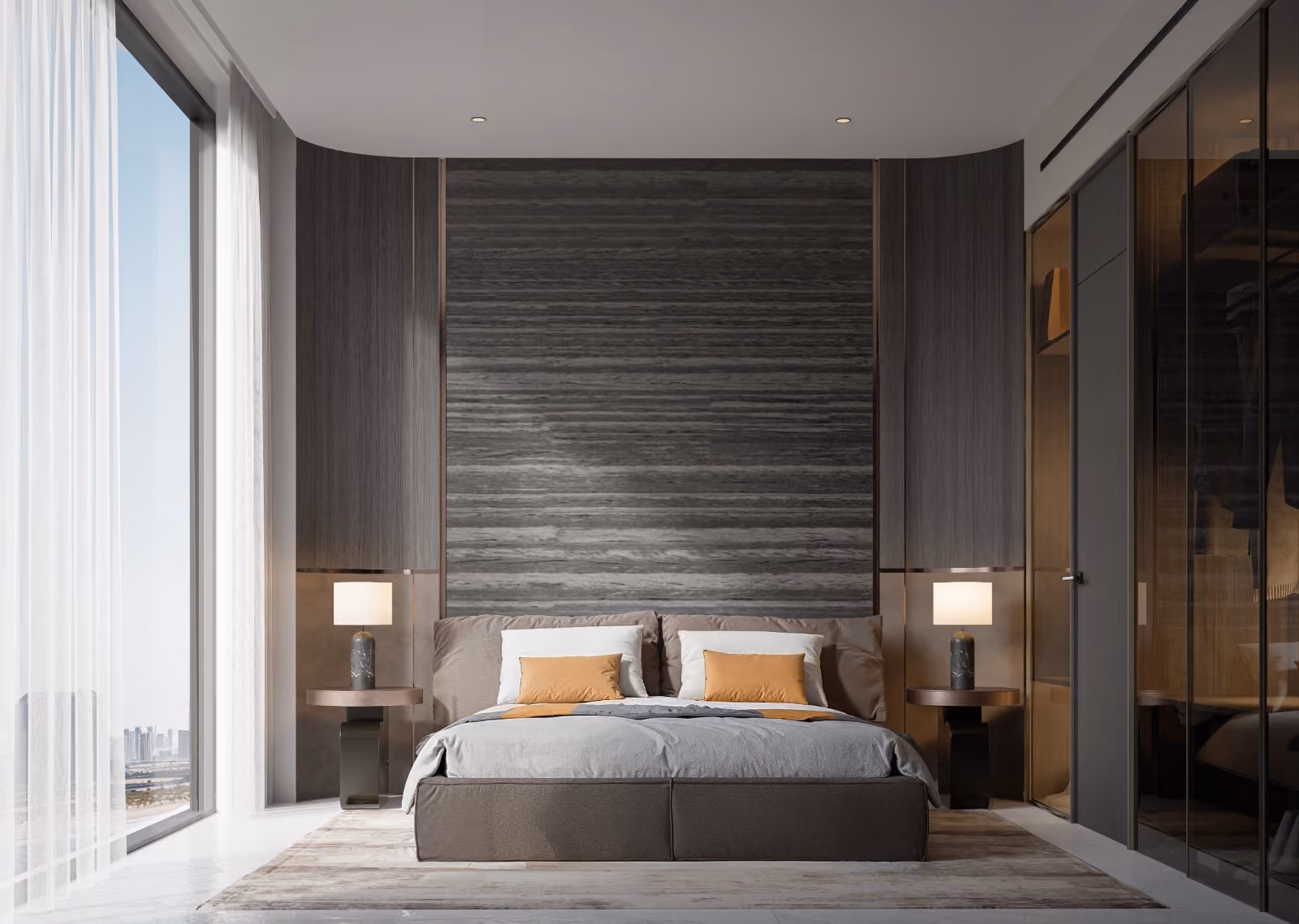 One bedroom suite, bedroom