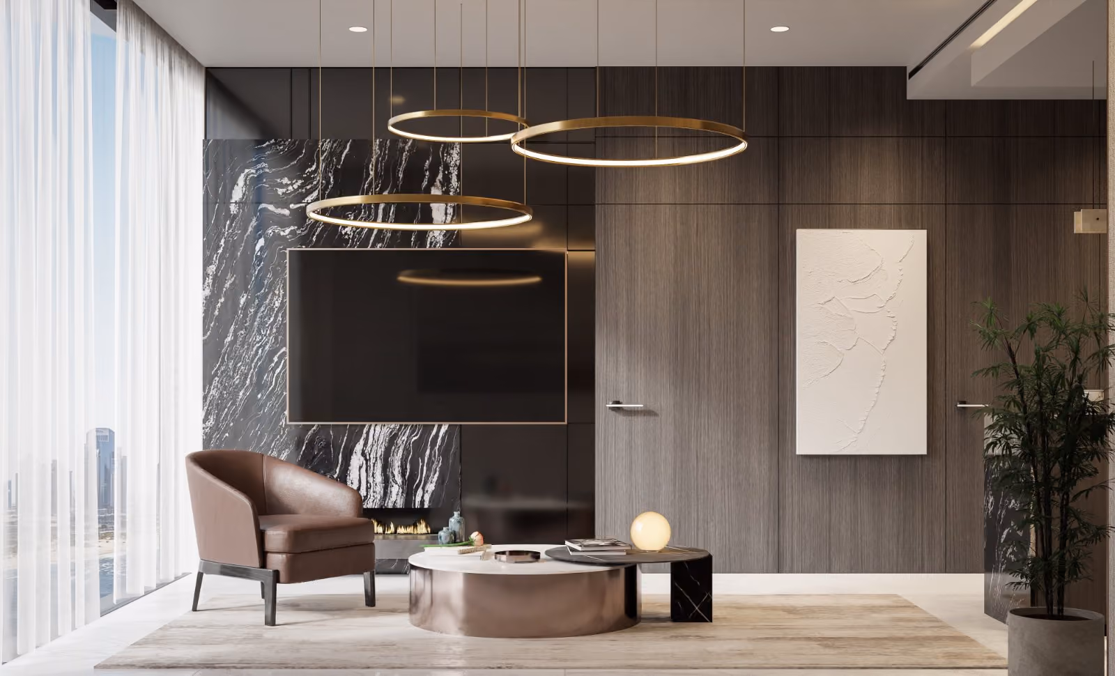 Two bedroom suite, living room
