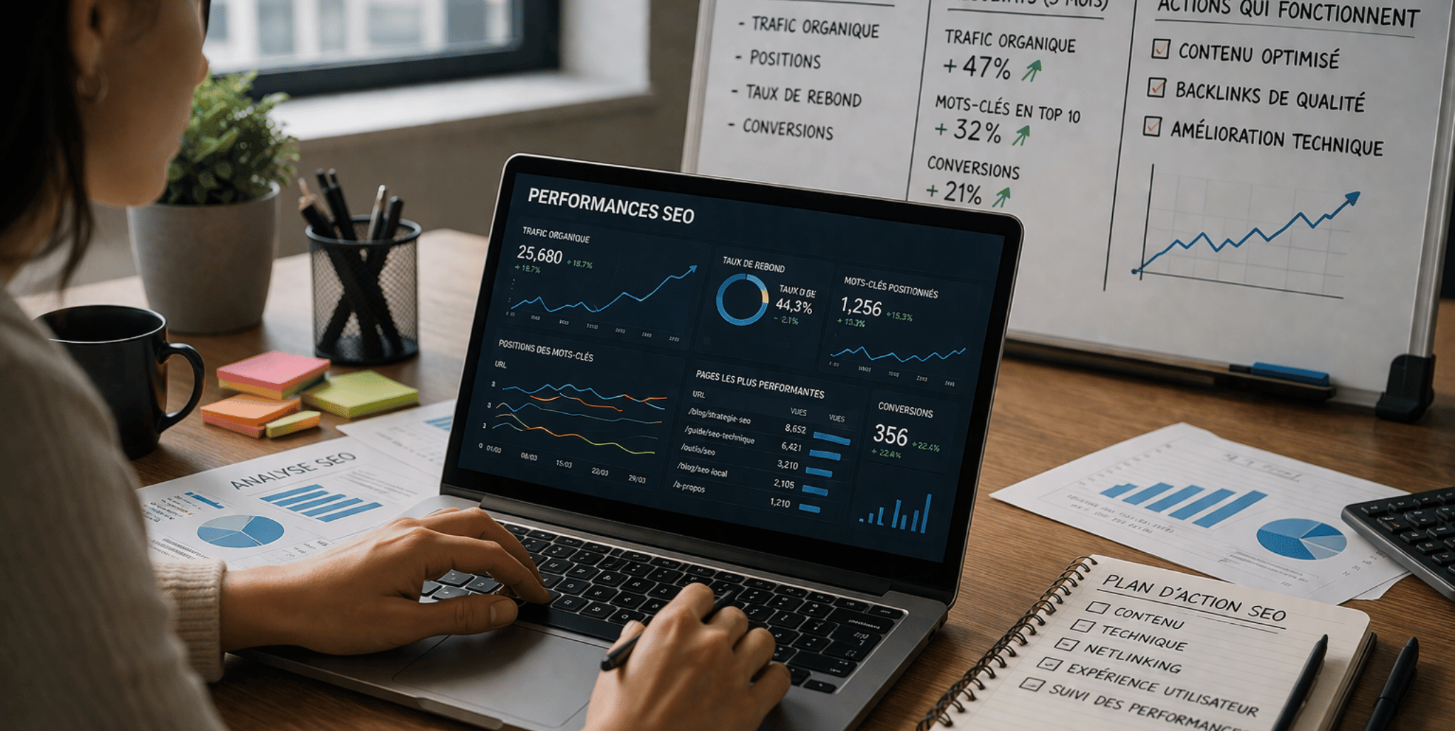 Plan éditorial contenu SEO - Webance