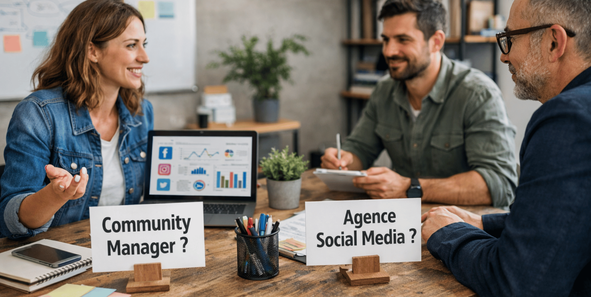 sélection community manager ou agence web